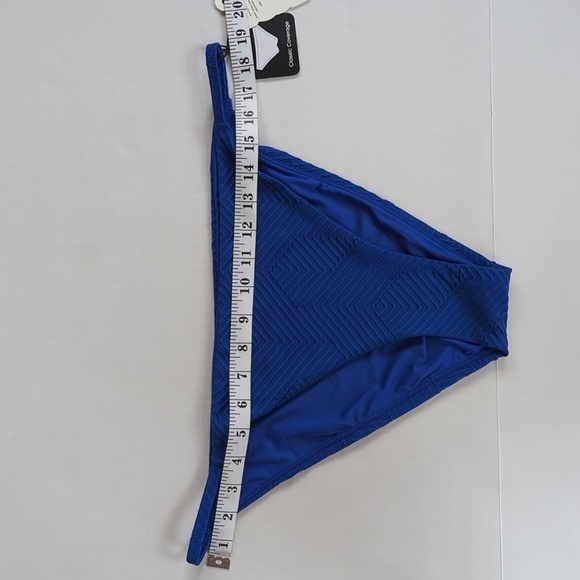 NWT Love & Sports Classic Coverage Bikini Bottom XL Blue 16-18 - Picture 7 of 12